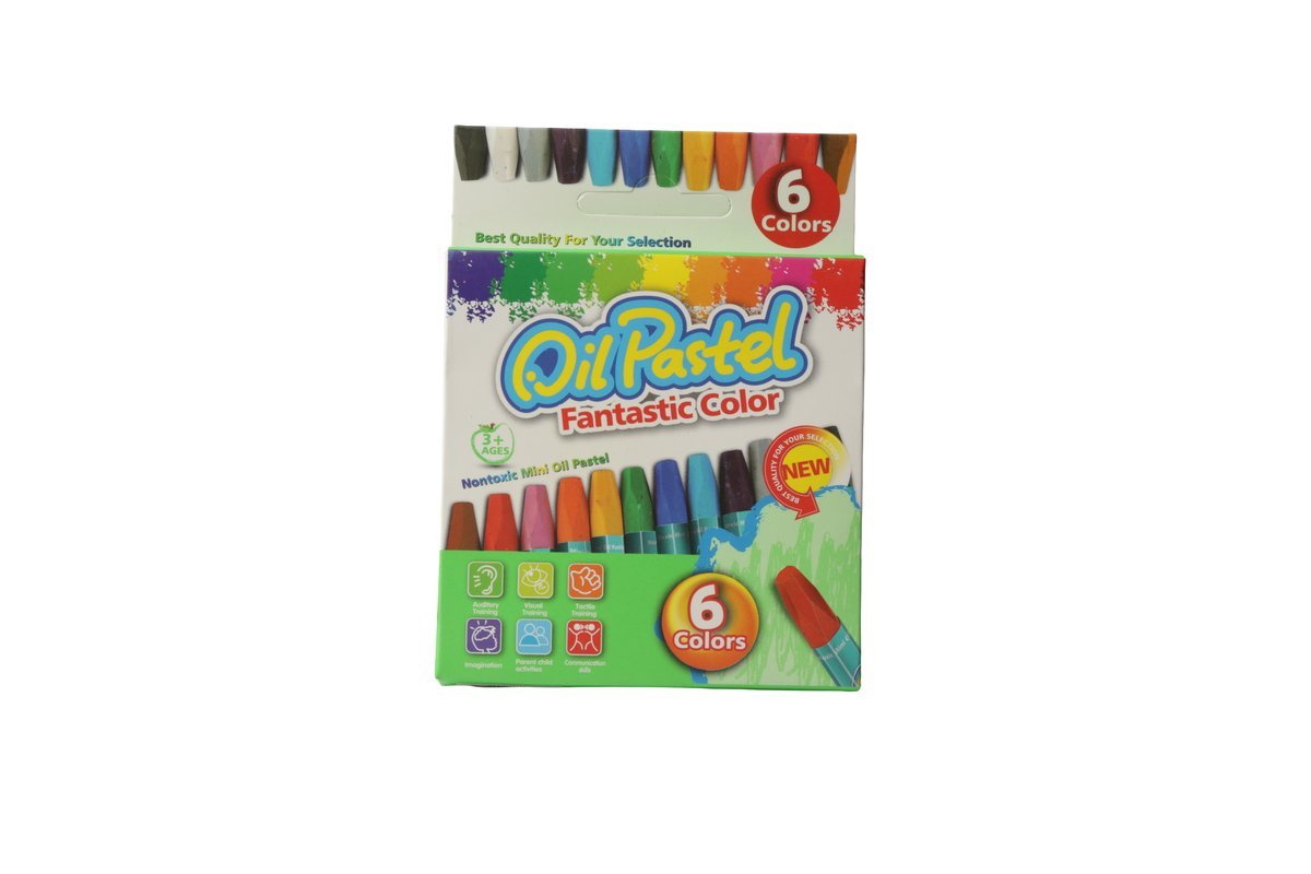 طقم ألوان أويل باستيل 6لون