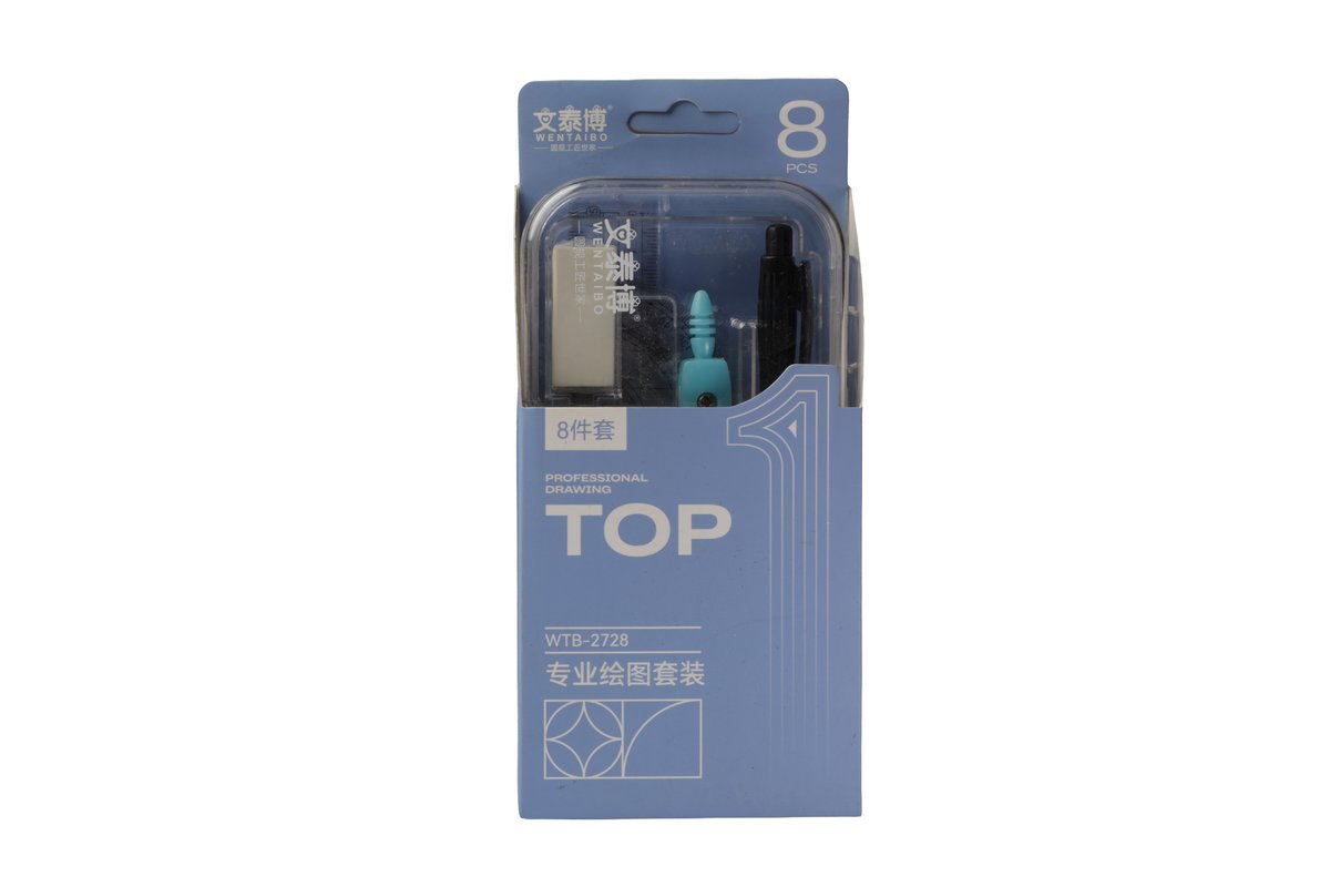 طقم هندسي 8 قطع رقم WTB2728